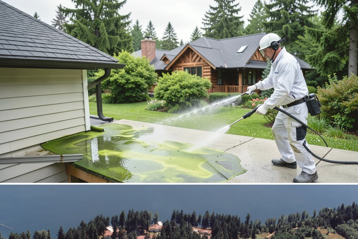 Tennis Court Cleaning in Lakewood, Pierce County, WA - Schedule tennis court cleaning in early summer so the surface is dry, gripped, and ready for peak play.