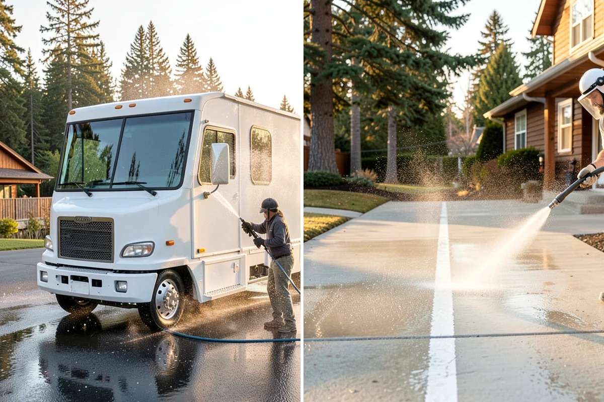 Tennis Court Cleaning in Maple Valley, King County, WA - Sweep debris and inspect the coating condition
