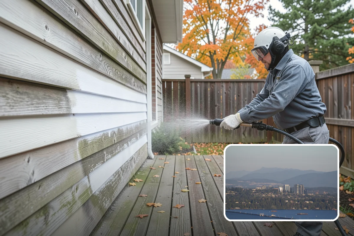 Tennis Court Cleaning in Medina, King County, WA - Removes algae film without abrading the acrylic texture