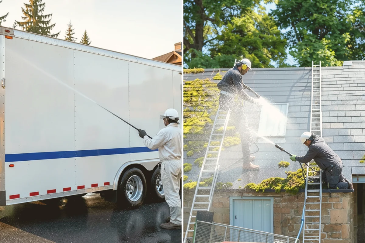 Tennis Court Cleaning in Milton, King County, WA - Sweep debris and inspect the coating condition