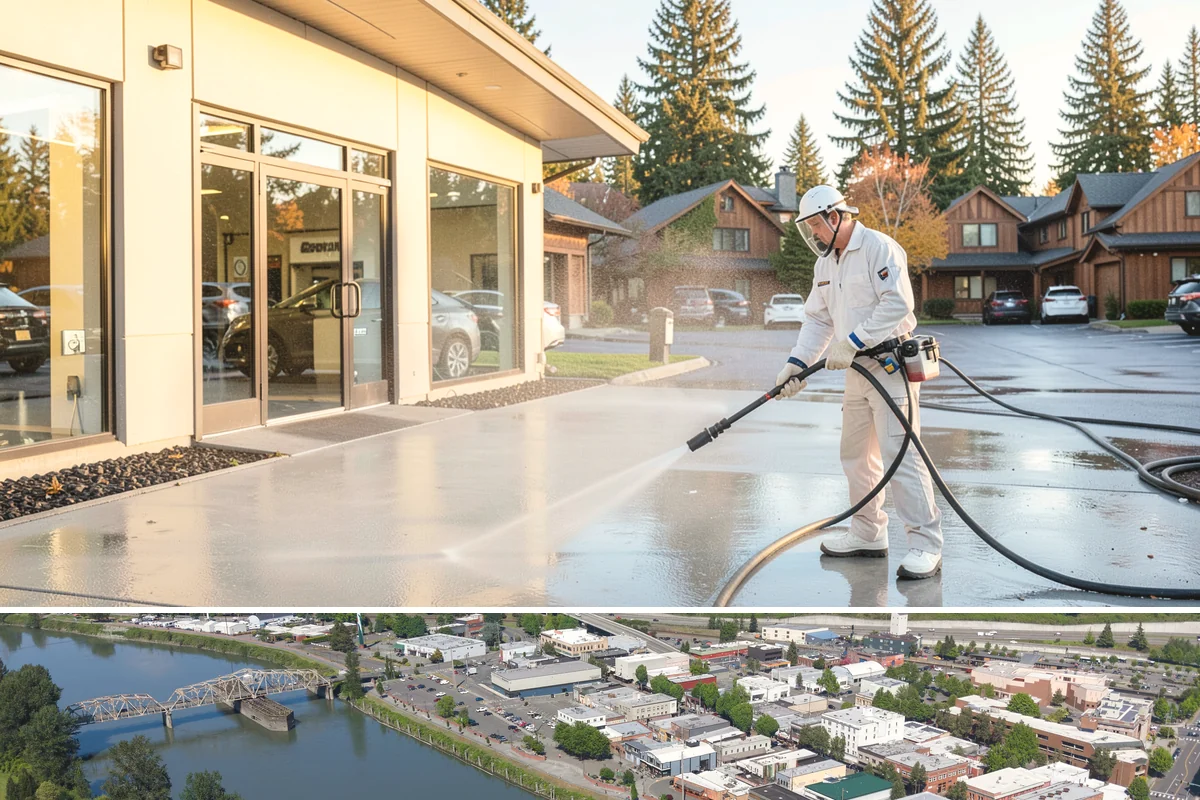 Tennis Court Cleaning in Mount Vernon, Skagit County, WA - Schedule tennis court cleaning in early summer so the surface is dry, gripped, and ready for peak play.