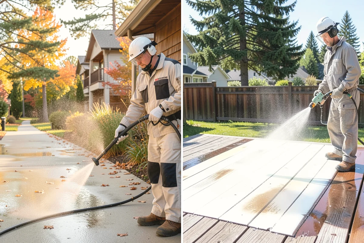 Tennis Court Cleaning in Mountlake Terrace, Snohomish County, WA - Sweep debris and inspect the coating condition