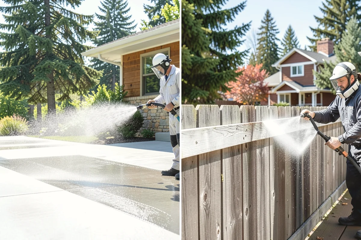 Tennis Court Cleaning in Oak Harbor, Island County, WA - Sweep debris and inspect the coating condition