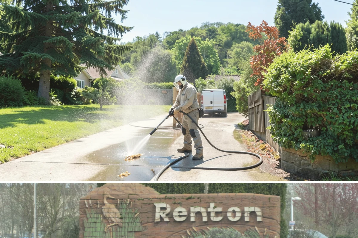 Tennis Court Cleaning in Renton, King County, WA - Schedule tennis court cleaning in early summer so the surface is dry, gripped, and ready for peak play.