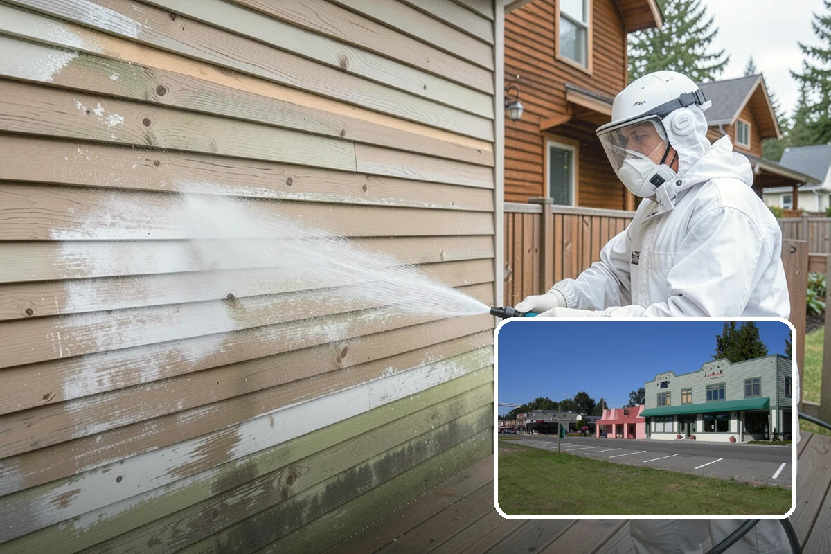 Tennis Court Cleaning in Snoqualmie, King County, WA - Removes algae film without abrading the acrylic texture