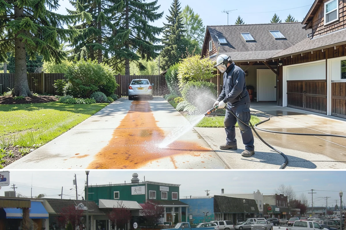 Tennis Court Cleaning in Stanwood, Snohomish County, WA - Schedule tennis court cleaning in early summer so the surface is dry, gripped, and ready for peak play.