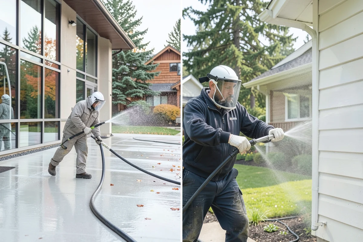 Tennis Court Cleaning in Sumner, Pierce County, WA - Sweep debris and inspect the coating condition