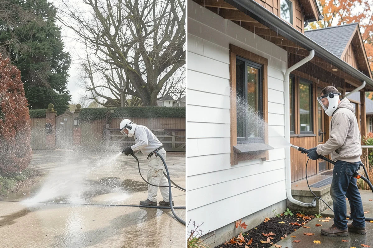Tennis Court Cleaning in University Place, Pierce County, WA - Sweep debris and inspect the coating condition