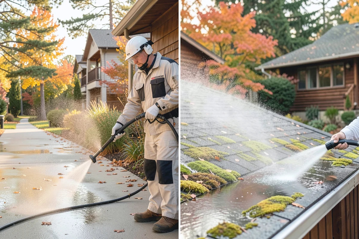 Tennis Court Cleaning in Wilkeson, Pierce County, WA - Sweep debris and inspect the coating condition