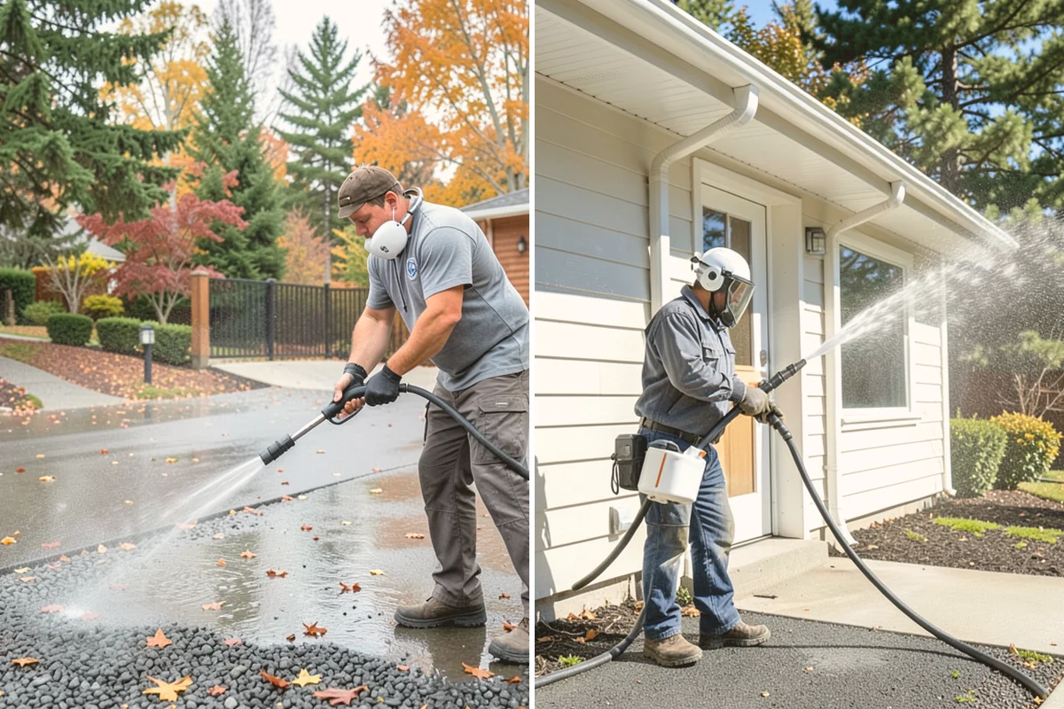 Tile Roof Cleaning in Bellevue, King County, WA - Evaluate tile condition and locate cracked or slipped pieces