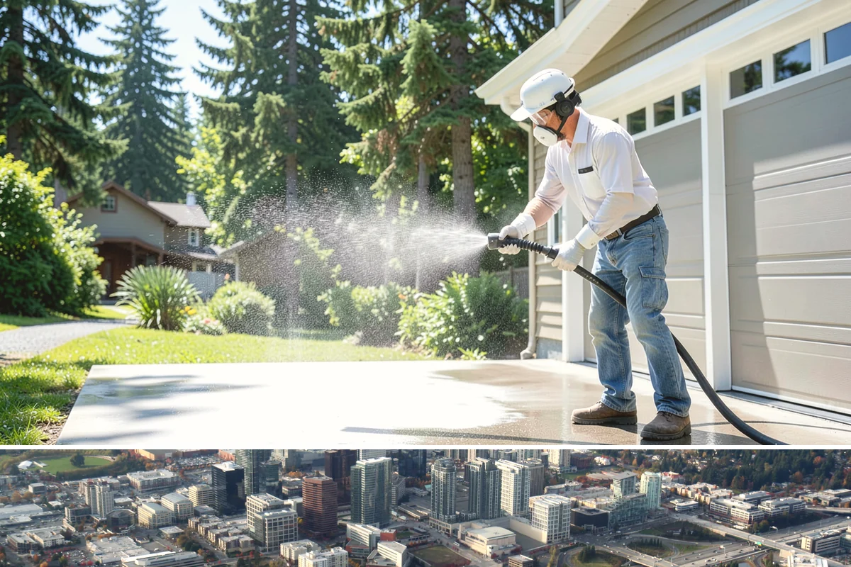 Tile Roof Cleaning in Bellevue, King County, WA - Schedule tile cleaning during dry summer months when the surface is stable and safe to traverse.