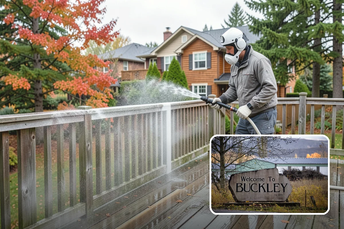 Tile Roof Cleaning in Buckley, Pierce County, WA - Clears moss and algae from porous tile without cracking the surface