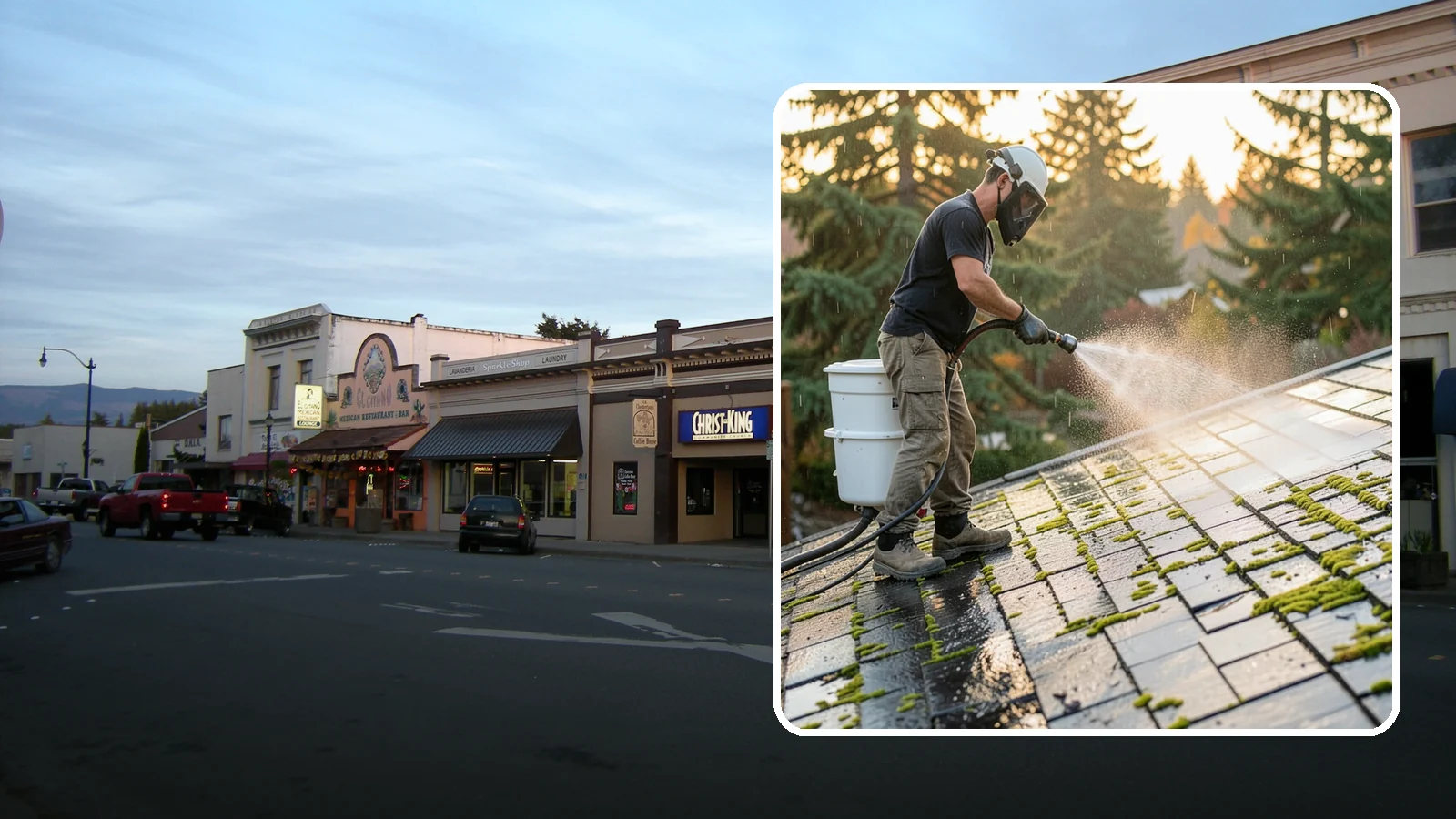 Tile Roof Cleaning in Burlington, Skagit County, WA - Detailed cleaning for concrete and clay tile roofs that clears moss and algae from every contour and valley.