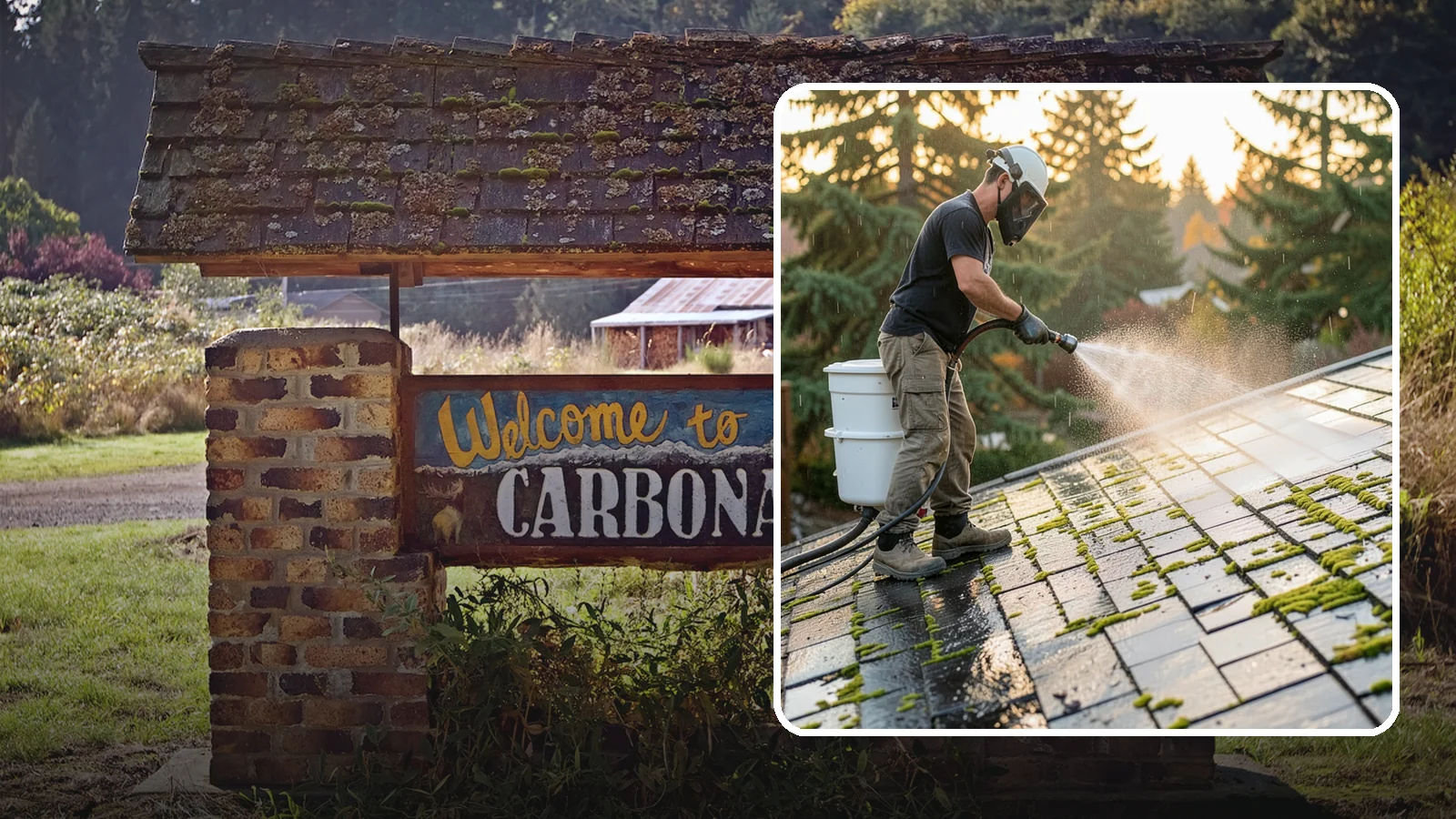 Tile Roof Cleaning in Carbonado, Pierce County, WA - Detailed cleaning for concrete and clay tile roofs that clears moss and algae from every contour and valley.
