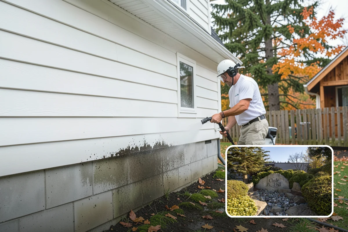Tile Roof Cleaning in Clyde Hill, King County, WA - Clears moss and algae from porous tile without cracking the surface