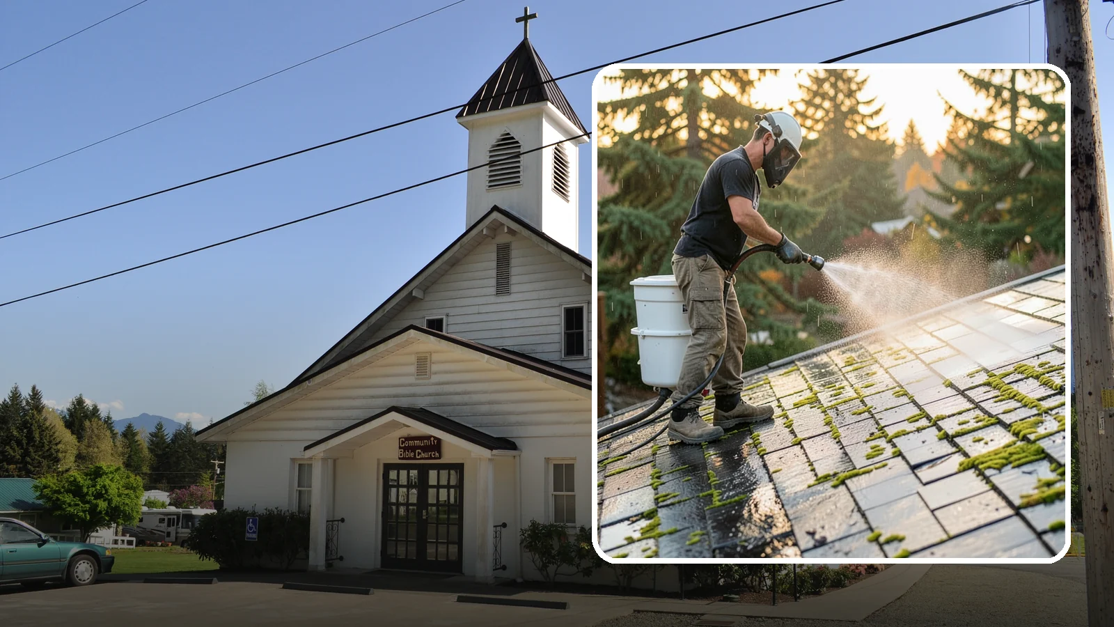 Tile Roof Cleaning in Concrete, Skagit County, WA - Detailed cleaning for concrete and clay tile roofs that clears moss and algae from every contour and valley.
