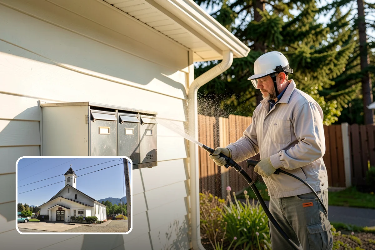 Tile Roof Cleaning in Concrete, Skagit County, WA - Clears moss and algae from porous tile without cracking the surface