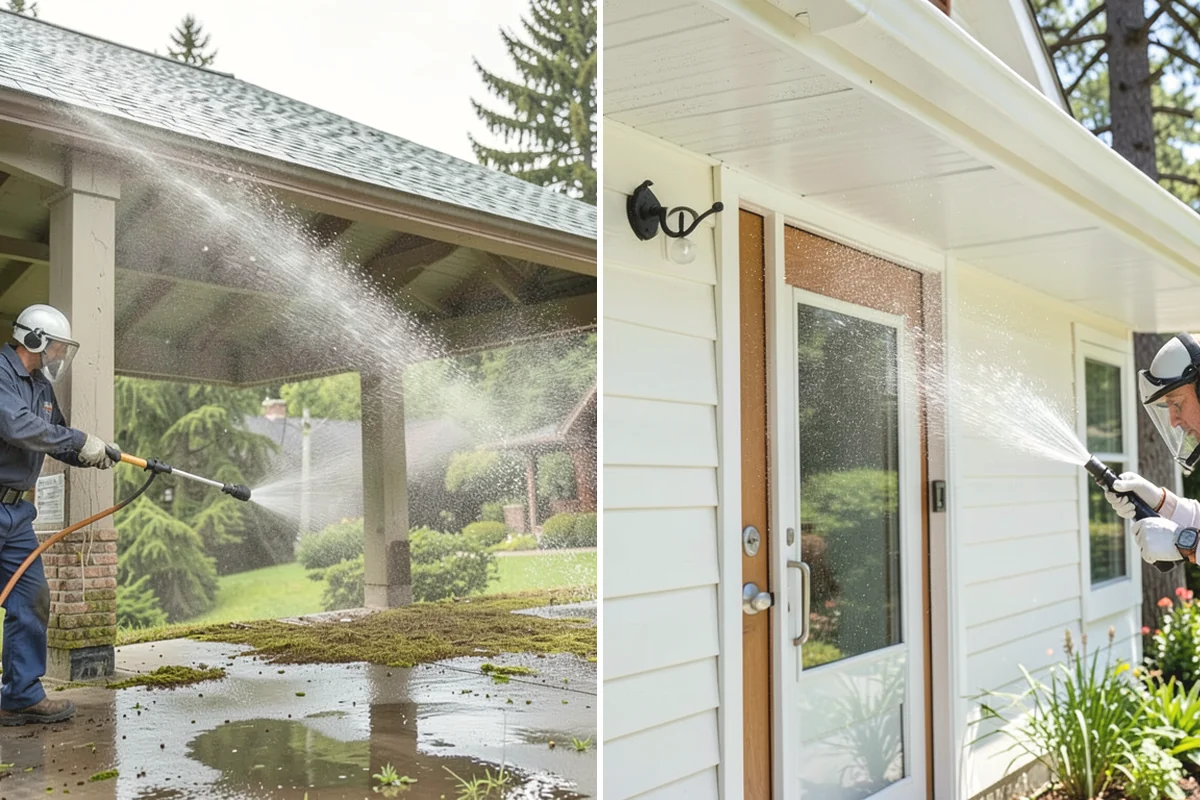 Tile Roof Cleaning in Covington, King County, WA - Evaluate tile condition and locate cracked or slipped pieces