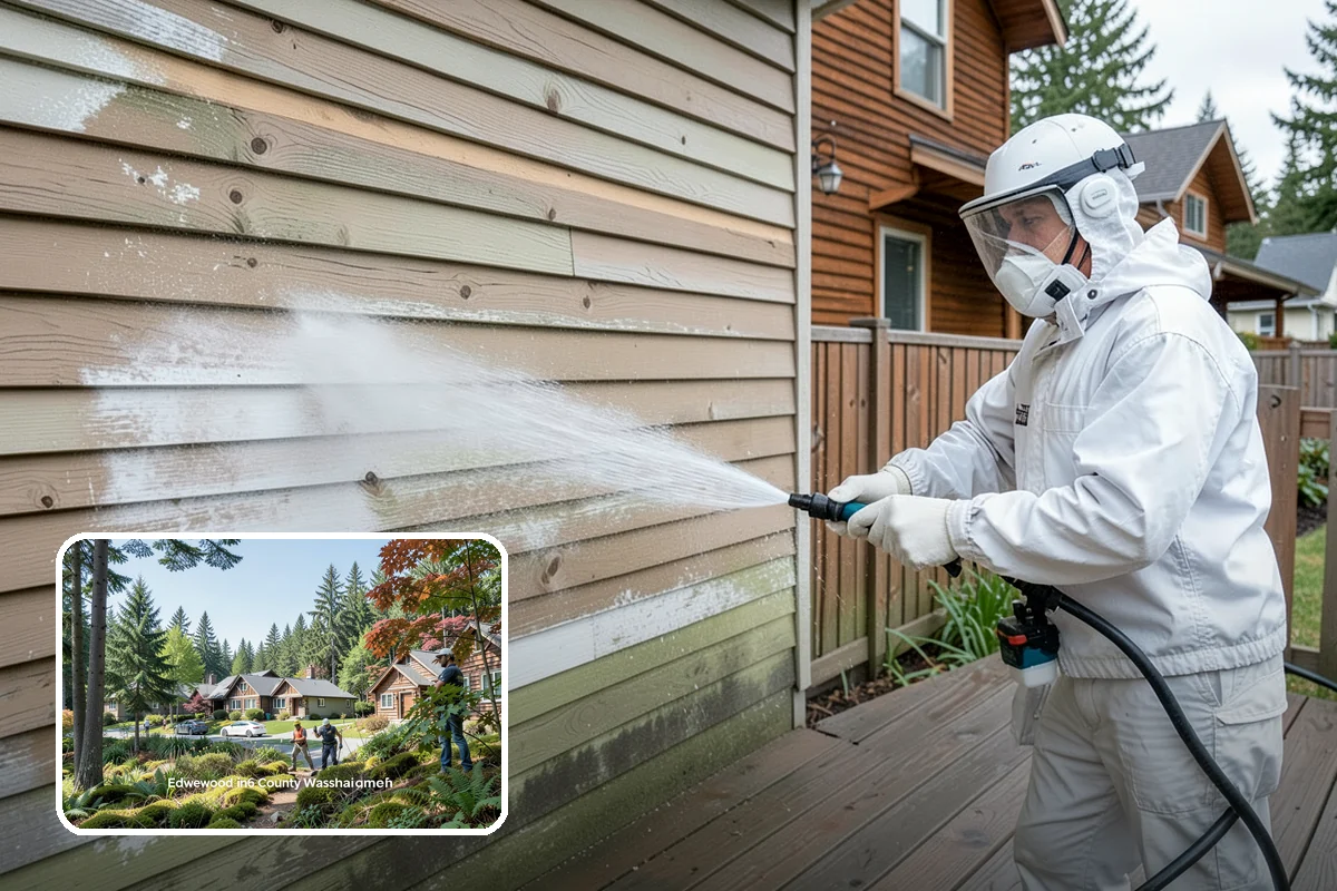 Tile Roof Cleaning in Edgewood, Pierce County, WA - Clears moss and algae from porous tile without cracking the surface