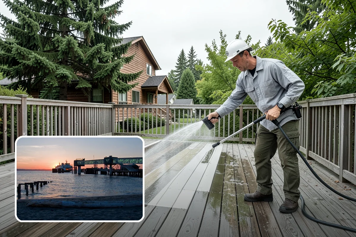 Tile Roof Cleaning in Edmonds, Snohomish County, WA - Clears moss and algae from porous tile without cracking the surface