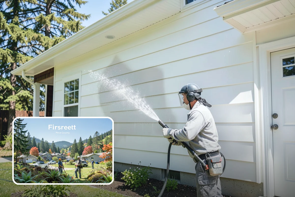 Tile Roof Cleaning in Fircrest, Pierce County, WA - Clears moss and algae from porous tile without cracking the surface