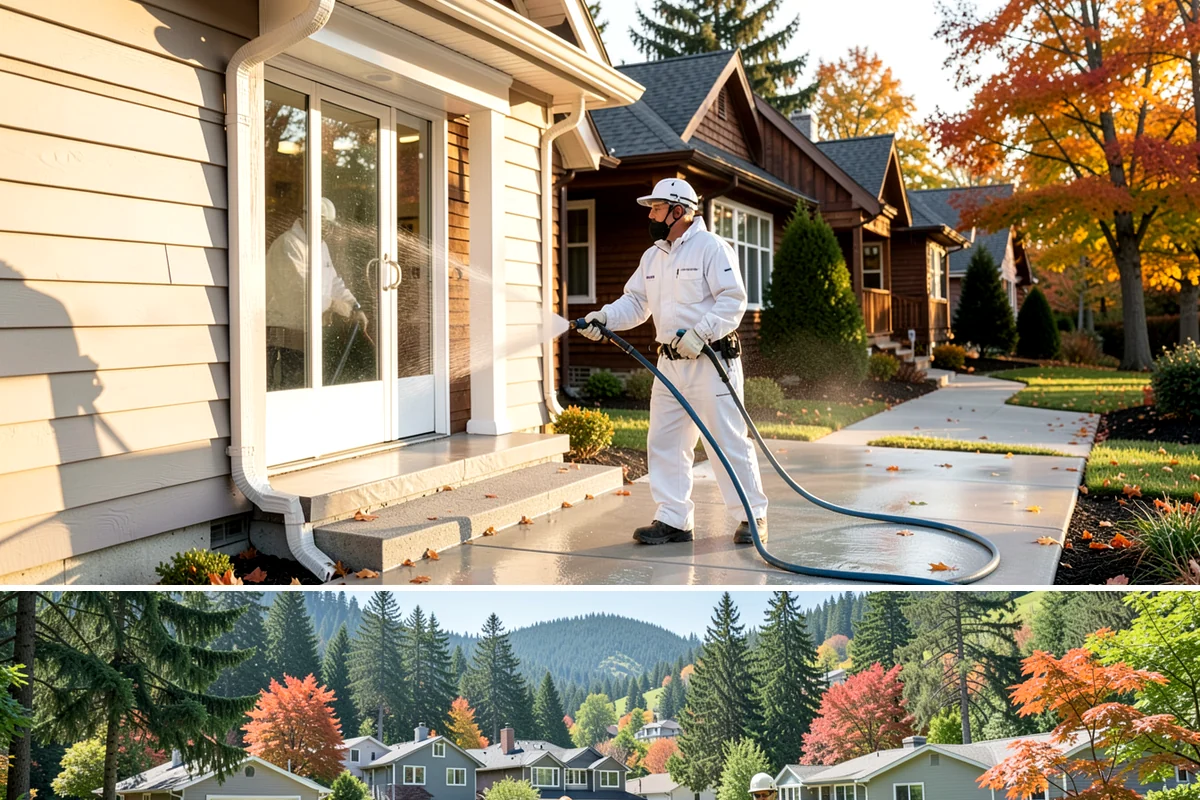 Tile Roof Cleaning in Fircrest, Pierce County, WA - Schedule tile cleaning during dry summer months when the surface is stable and safe to traverse.