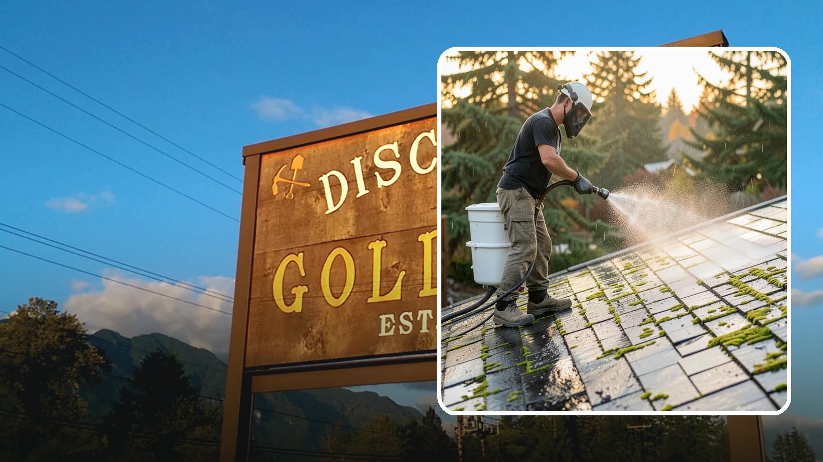 Tile Roof Cleaning in Gold Bar, Snohomish County, WA - Detailed cleaning for concrete and clay tile roofs that clears moss and algae from every contour and valley.