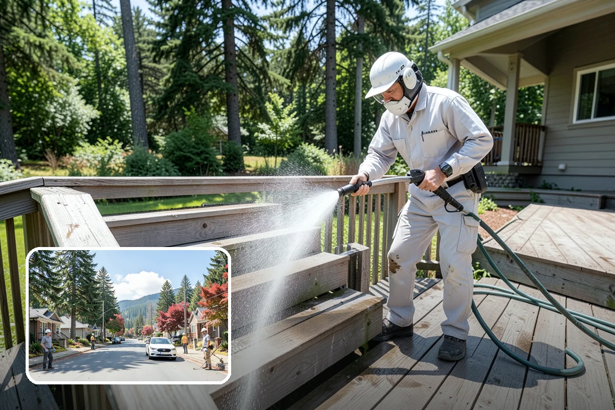 Tile Roof Cleaning in Hunts Point, King County, WA - Clears moss and algae from porous tile without cracking the surface
