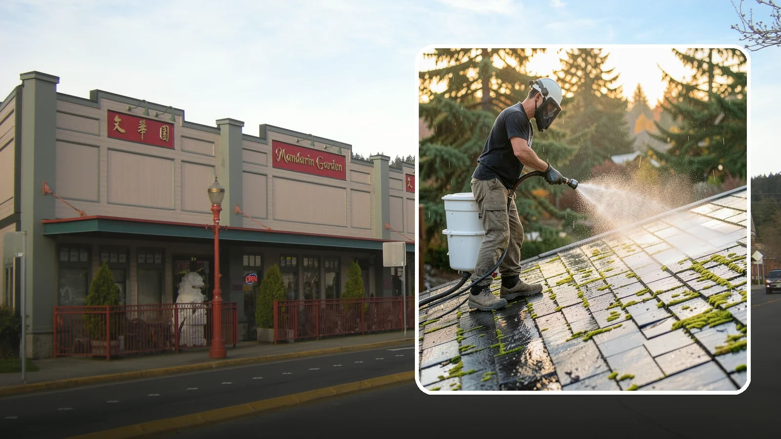 Tile Roof Cleaning in Issaquah, King County, WA - Detailed cleaning for concrete and clay tile roofs that clears moss and algae from every contour and valley.