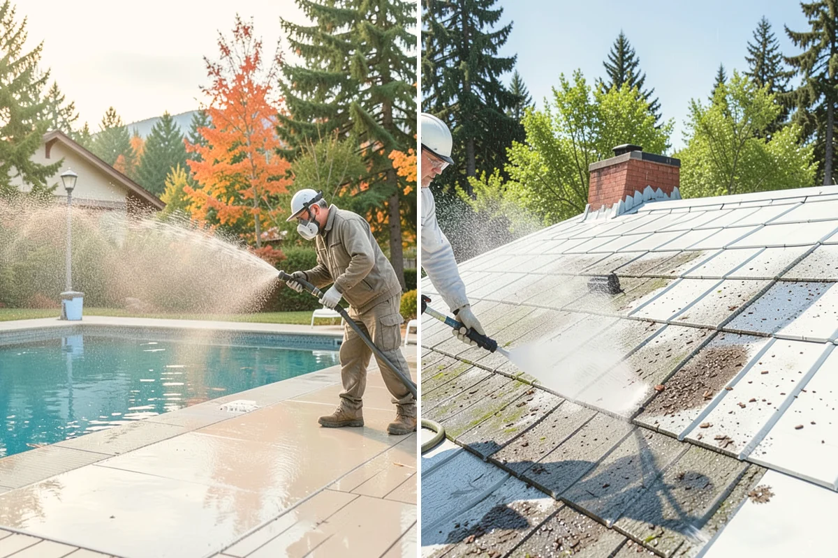 Tile Roof Cleaning in Kent, King County, WA - Evaluate tile condition and locate cracked or slipped pieces