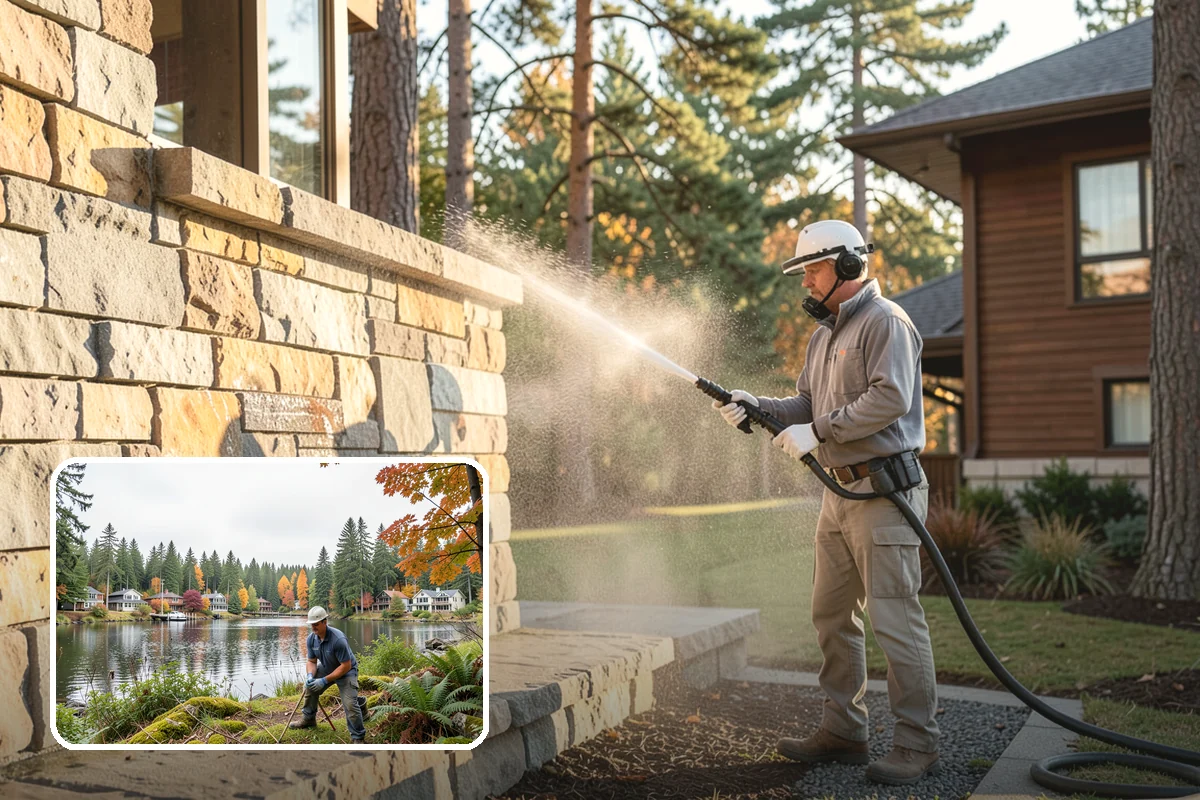 Tile Roof Cleaning in La Conner, Skagit County, WA - Clears moss and algae from porous tile without cracking the surface