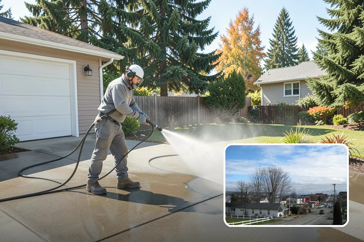 Tile Roof Cleaning in Langley, Island County, WA - Clears moss and algae from porous tile without cracking the surface