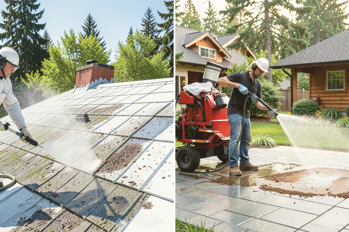 Tile Roof Cleaning in Langley, Island County, WA - Evaluate tile condition and locate cracked or slipped pieces