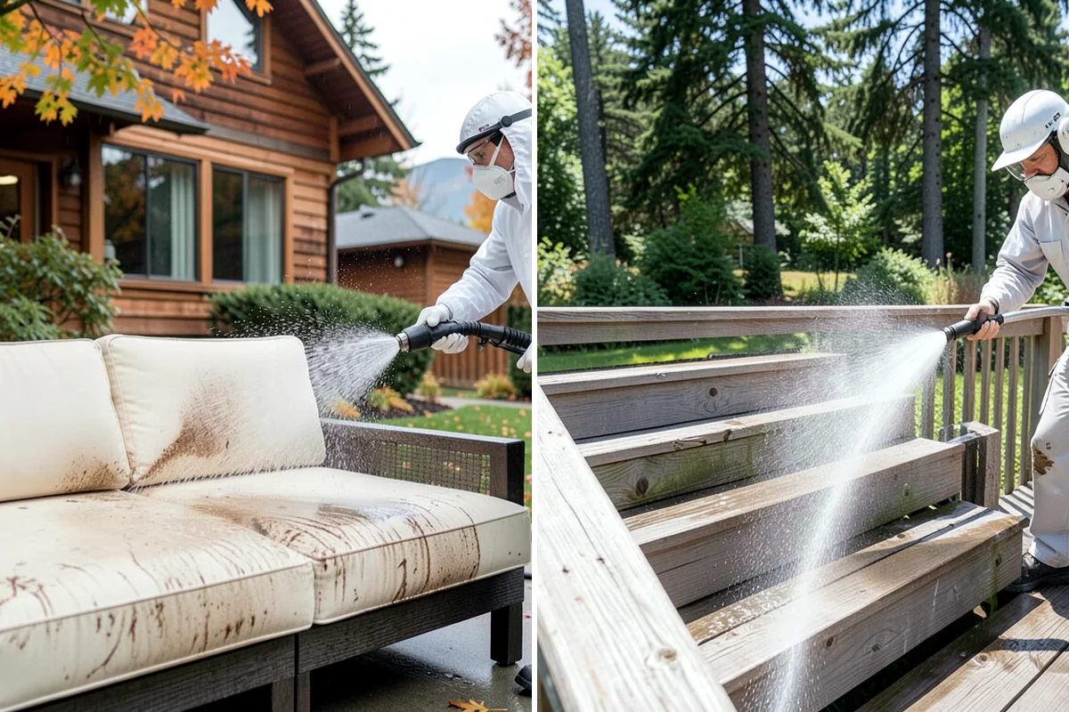 Tile Roof Cleaning in Maple Valley, King County, WA - Evaluate tile condition and locate cracked or slipped pieces