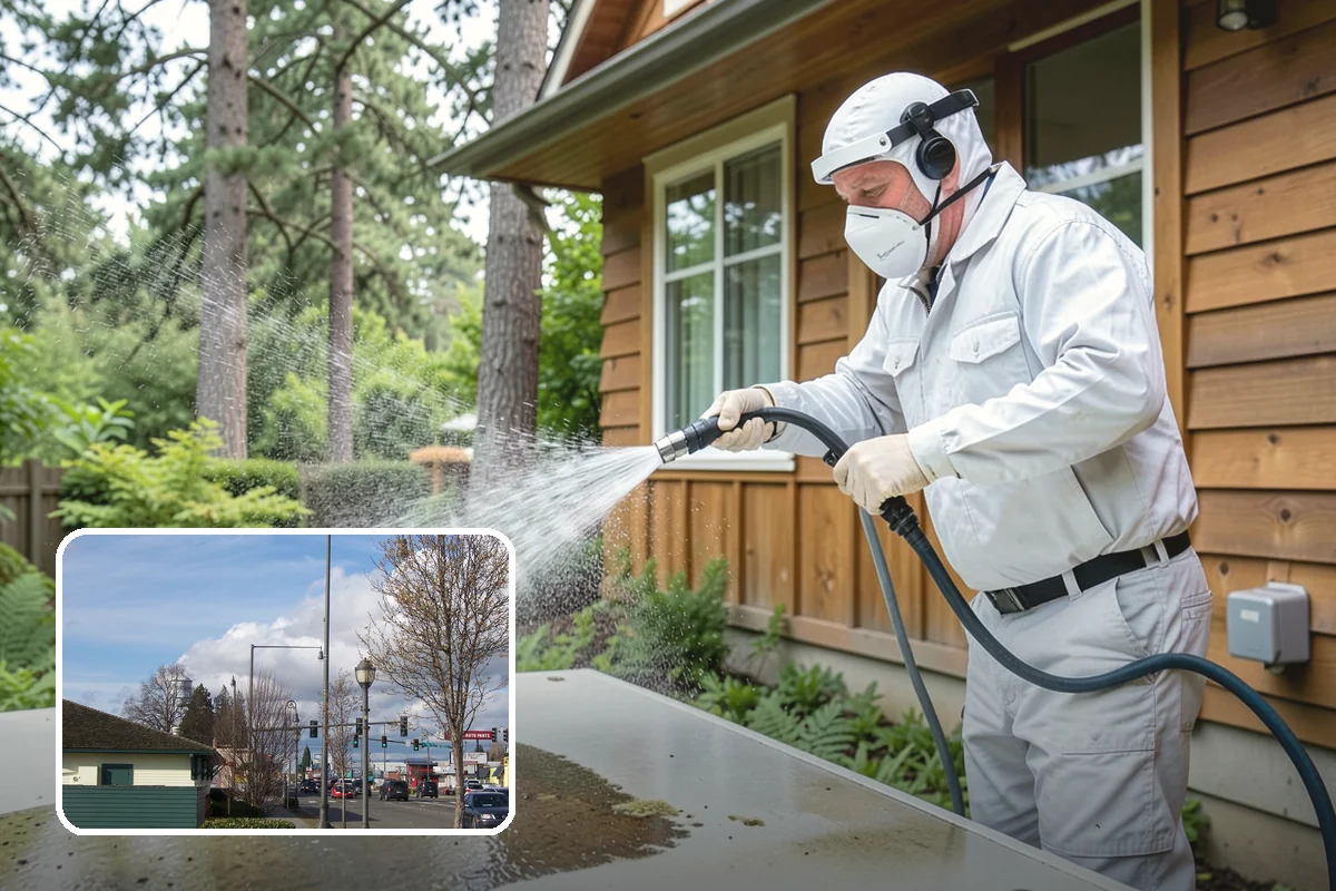 Tile Roof Cleaning in Marysville, Snohomish County, WA - Clears moss and algae from porous tile without cracking the surface