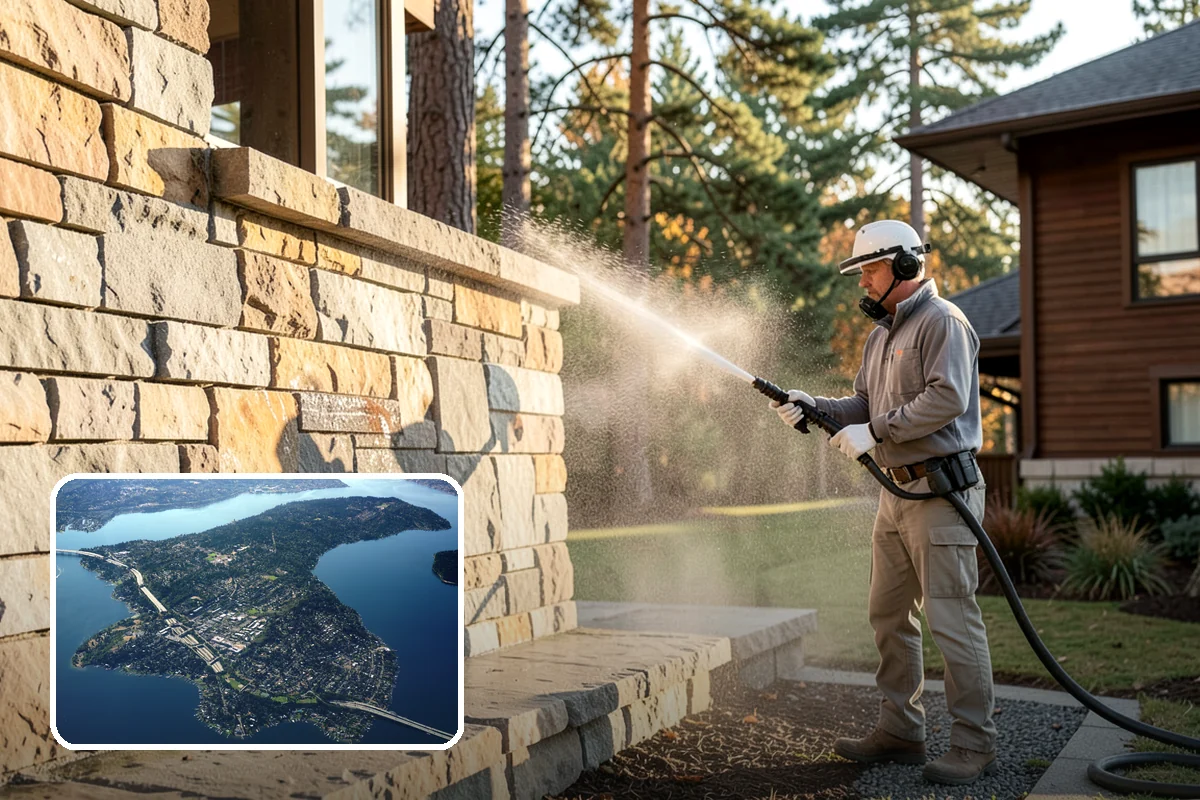 Tile Roof Cleaning in Mercer Island, King County, WA - Clears moss and algae from porous tile without cracking the surface