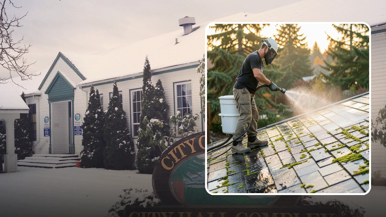 Tile Roof Cleaning in Pacific, King County, WA - Detailed cleaning for concrete and clay tile roofs that clears moss and algae from every contour and valley.