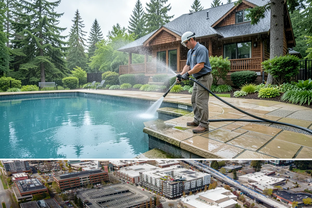 Tile Roof Cleaning in Redmond, King County, WA - Schedule tile cleaning during dry summer months when the surface is stable and safe to traverse.