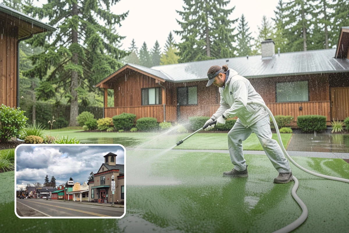 Tile Roof Cleaning in Roy, Pierce County, WA - Clears moss and algae from porous tile without cracking the surface