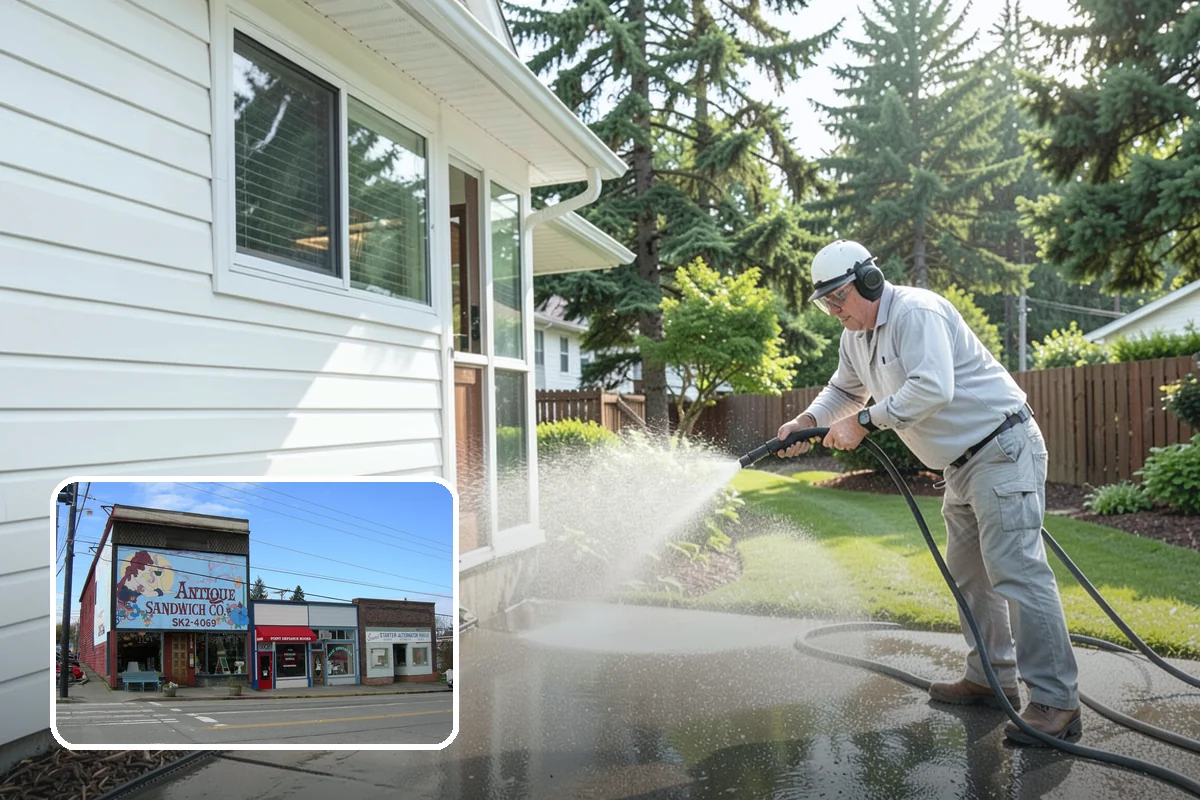Tile Roof Cleaning in Ruston, Pierce County, WA - Clears moss and algae from porous tile without cracking the surface