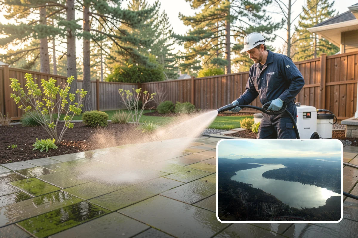 Tile Roof Cleaning in Sammamish, King County, WA - Clears moss and algae from porous tile without cracking the surface
