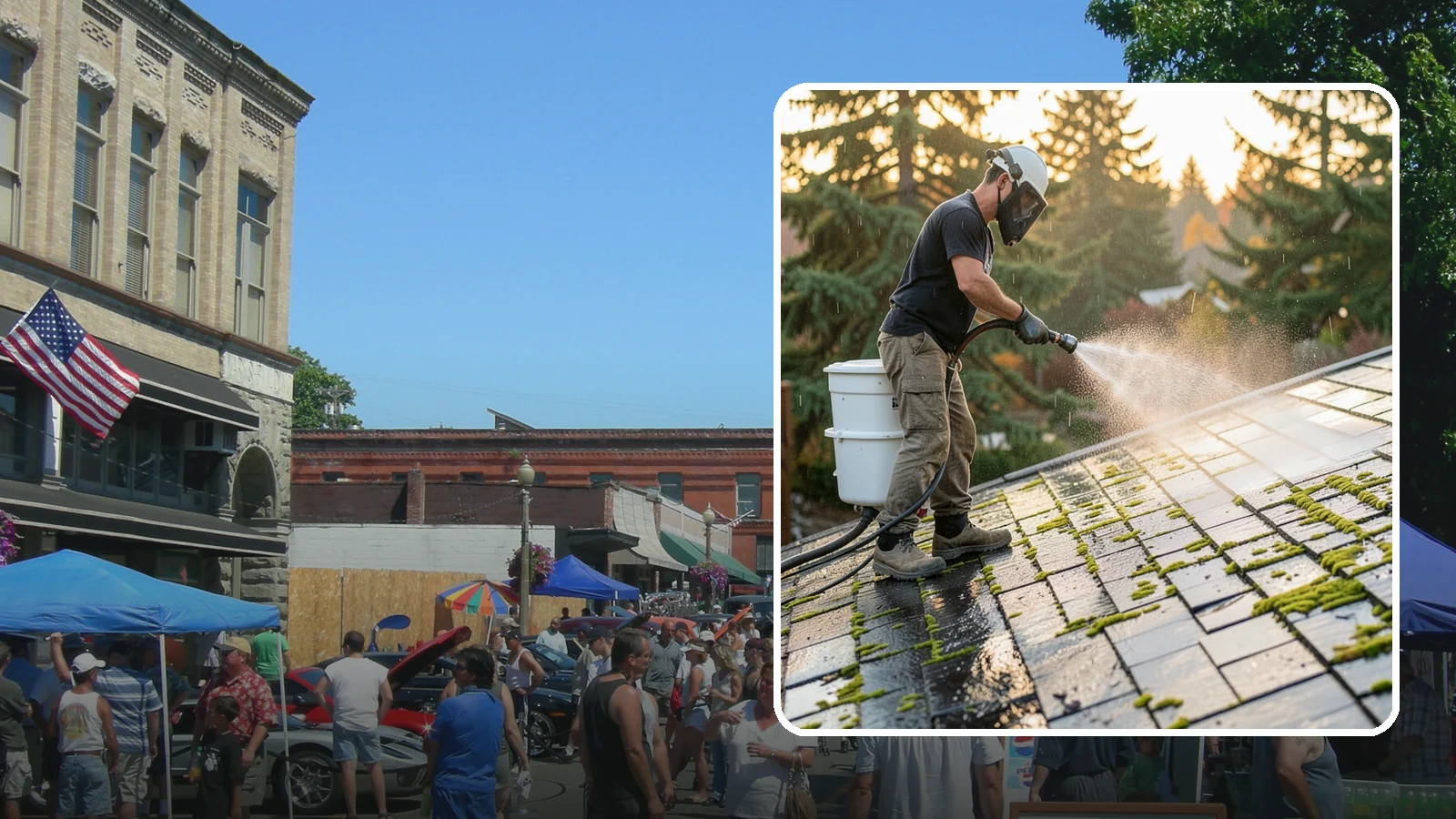 Tile Roof Cleaning in Snohomish, Snohomish County, WA - Detailed cleaning for concrete and clay tile roofs that clears moss and algae from every contour and valley.