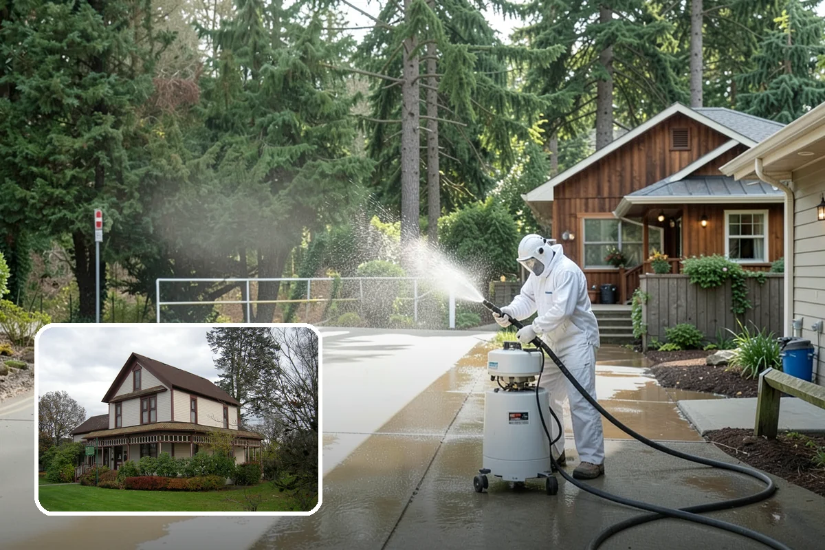 Tile Roof Cleaning in Sumner, Pierce County, WA - Clears moss and algae from porous tile without cracking the surface