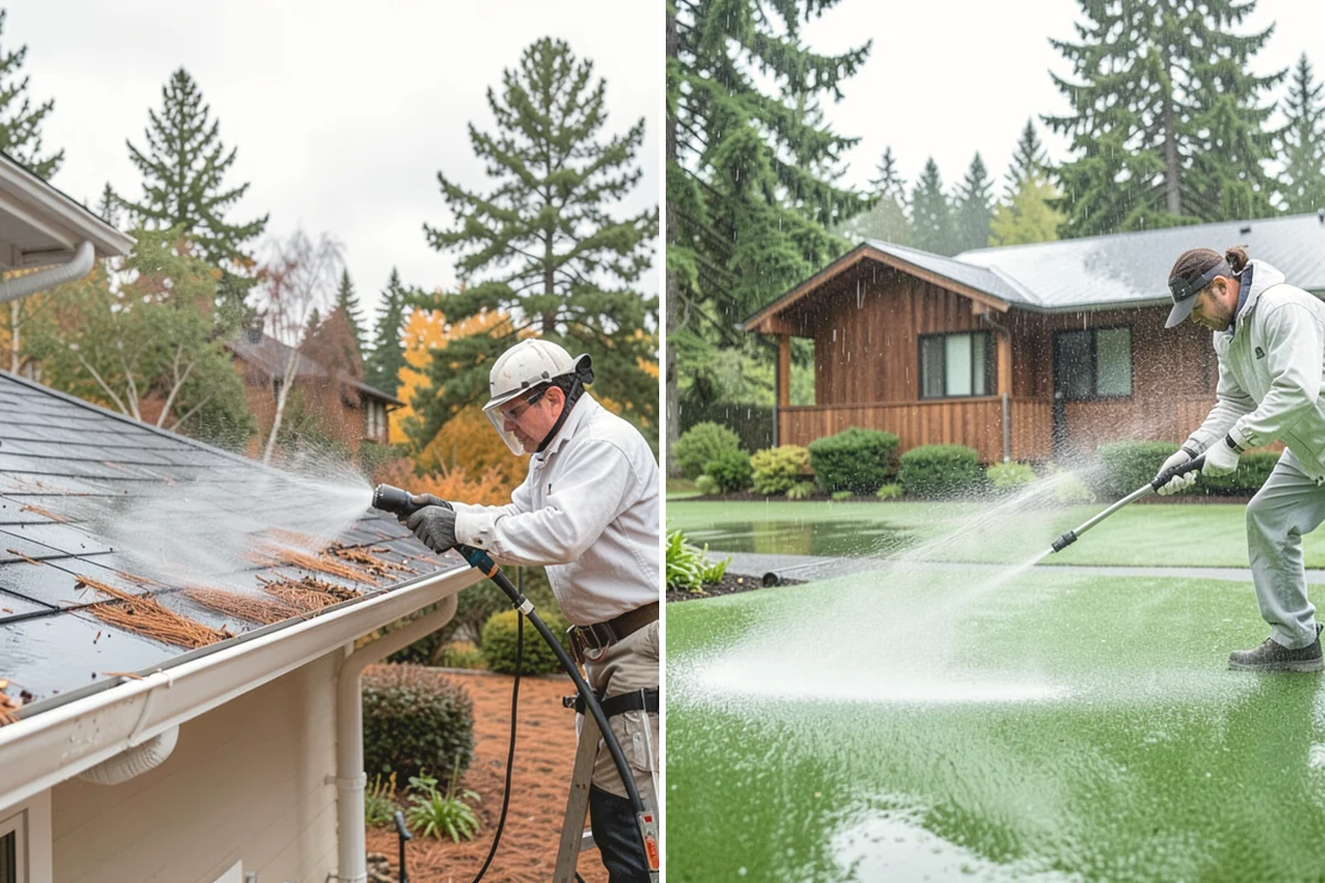 Tile Roof Cleaning in Tukwila, King County, WA - Evaluate tile condition and locate cracked or slipped pieces