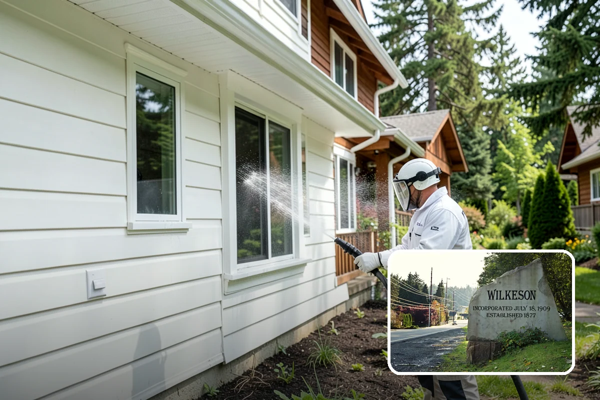 Tile Roof Cleaning in Wilkeson, Pierce County, WA - Clears moss and algae from porous tile without cracking the surface