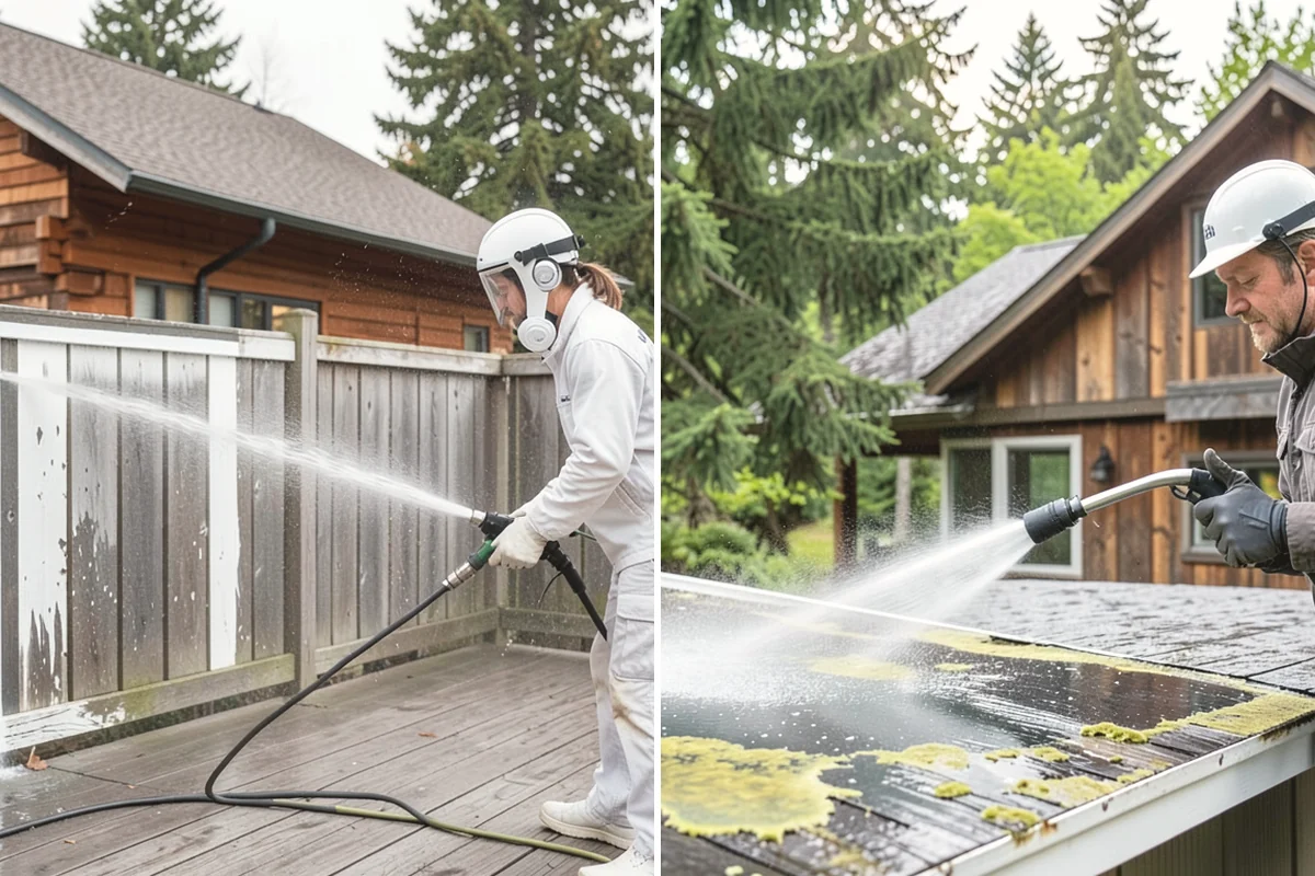 Tile Roof Cleaning in Yarrow Point, King County, WA - Evaluate tile condition and locate cracked or slipped pieces