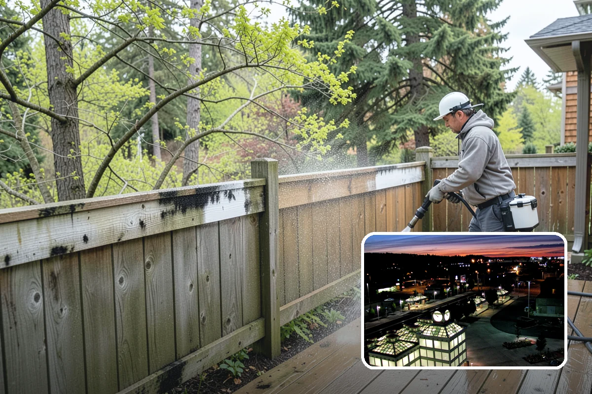 Tire Mark Removal in Auburn, King County, WA - Breaks down bonded rubber residue from turning zones