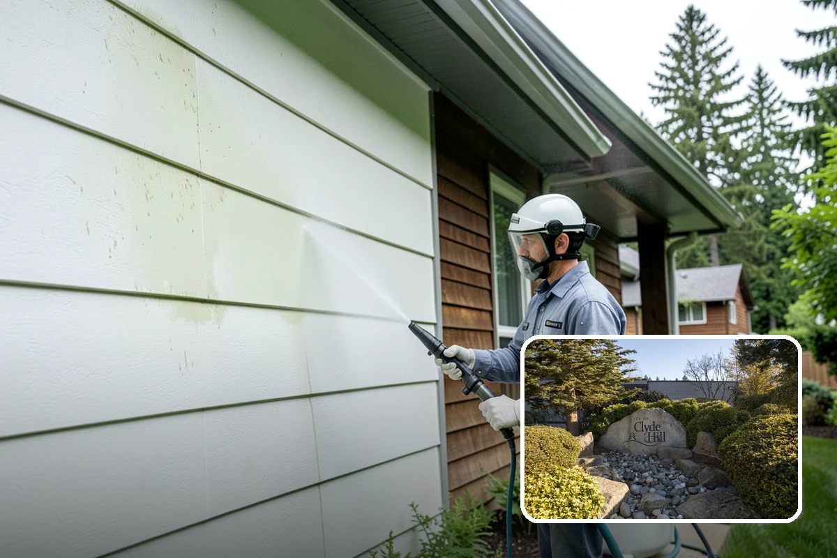 Tire Mark Removal in Clyde Hill, King County, WA - Breaks down bonded rubber residue from turning zones