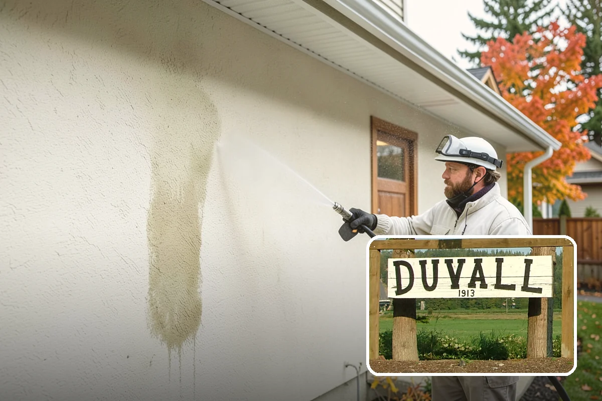 Tire Mark Removal in Duvall, King County, WA - Breaks down bonded rubber residue from turning zones