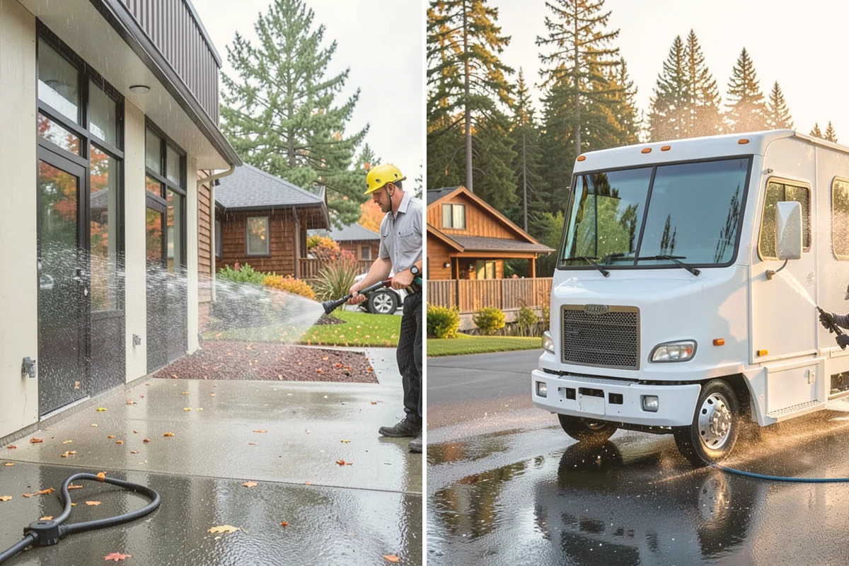 Tire Mark Removal in Eatonville, Pierce County, WA - Identify tire-marked turning and braking zones
